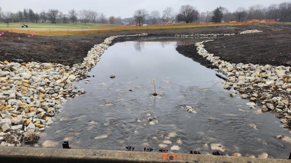 Sugar Creek Shoreline Renovation